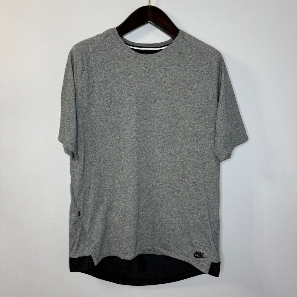 Nike Bonded Knit Men's T-shirt Carbon Heather-Black Size: L